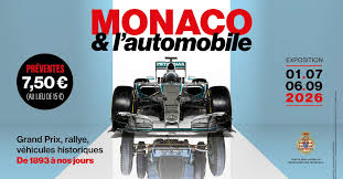 EXPOSITION MONACO ET L'AUTOMOBILE, DE 1893 À NOS JOURS